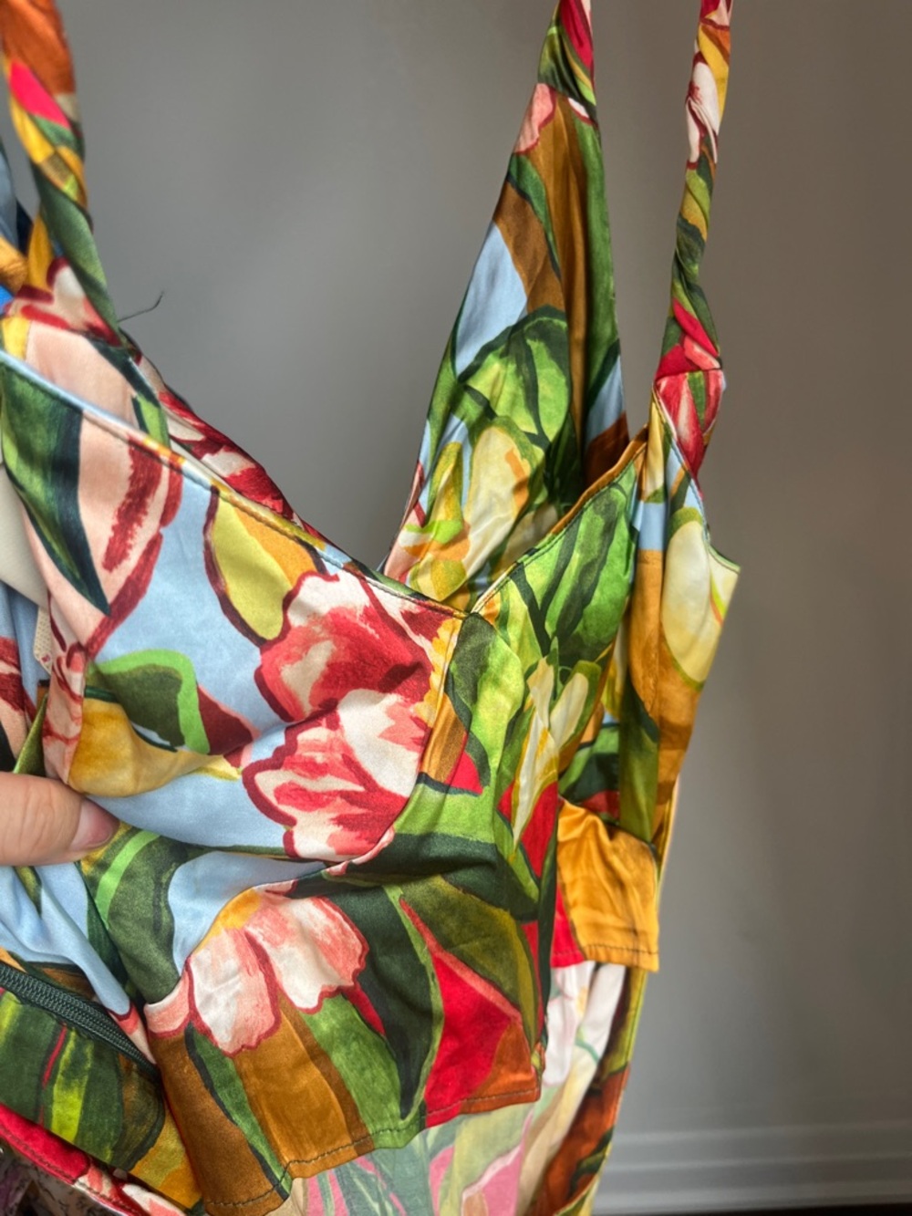 Farm Rio x Anthropologie Sweetheart Maxi Dress NWT L GWP - Picture 4 of 8